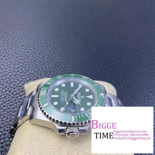 Submariner 116610 LV Green Ceramic Clean Factory 1:1 Best Edition 904L SS Case and Bracelet VS3135 - Image 4