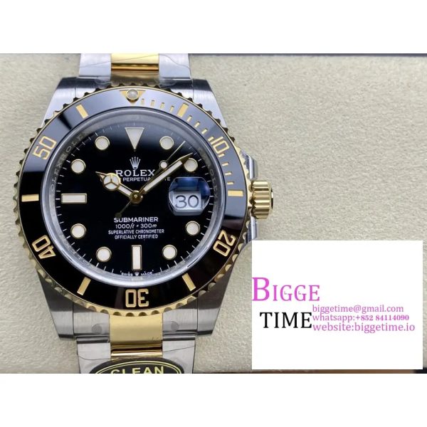 Submariner 116613 LN Black Ceramic Clean Factory 1:1 Best Edition 904L SS Case and Bracelet VS3135 - Image 5