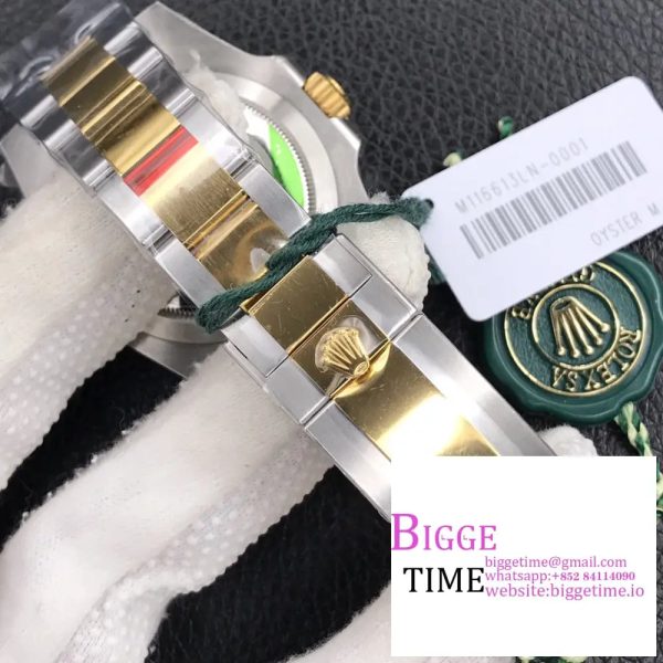 Submariner 116613 LN VSF 1:1 Best Edition Black Dial on SS/YG Bracelet VS3135 - Image 8