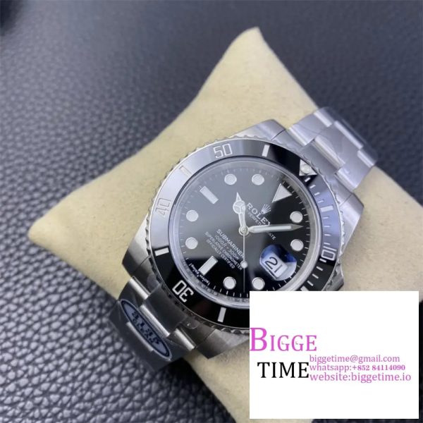 Submariner 124060LN 41mm  Clean Factory 1:1 Best Edition 904L Steel Black Dial VR3230 - Image 4