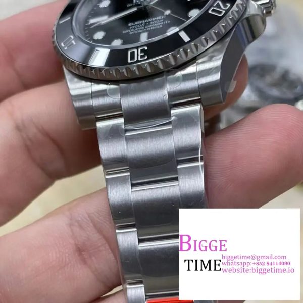 Submariner 124060LN 41mm No Date VSF 1:1 Best Edition 904L Steel Black Dial VS3235 - Image 3