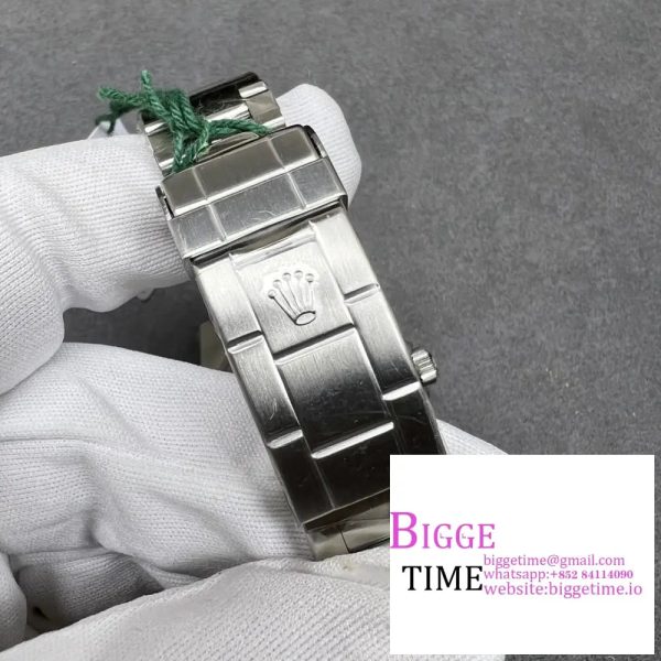 Submariner 16610 LV Green Bezel 904L Steel SS RAF1:1 Best Edition on SS Bracelet SH3135 - Image 8