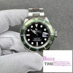Submariner 16610 LV Green Bezel 904L Steel SS RAF1:1 Best Edition on SS Bracelet SH3135