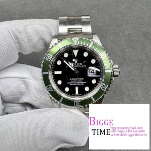 Submariner 16610 LV Green Bezel 904L Steel SS RAF1:1 Best Edition on SS Bracelet SH3135
