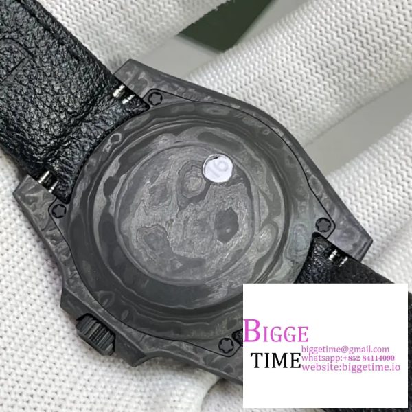 Submariner 40mm DIW VSF 1:1 Best Edition Forged Carbon White Element on Nylon Strap VS3135 - Image 9