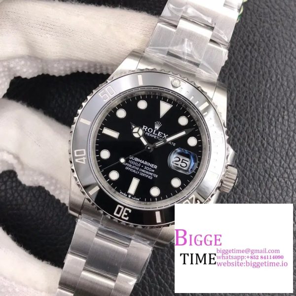 Submariner 41mm 126610 LN Black Ceramic 904L Steel VSF 1:1 Best Edition VS3235 - Image 2