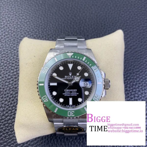 Submariner 41mm 126610 LV Black Ceramic 904L Steel Clean Factory Best Edition S3235