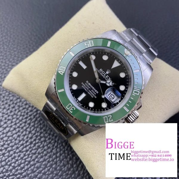 Submariner 41mm 126610 LV Black Ceramic 904L Steel Clean Factory Best Edition S3235 - Image 9