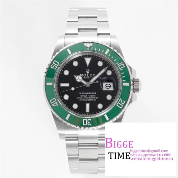 Submariner 41mm 126610 LV Kermit 904L Steel VSF 1:1 Best Edition VS3235