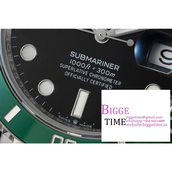 Submariner 41mm 126610 LV Kermit 904L Steel VSF 1:1 Best Edition VS3235 - Image 5