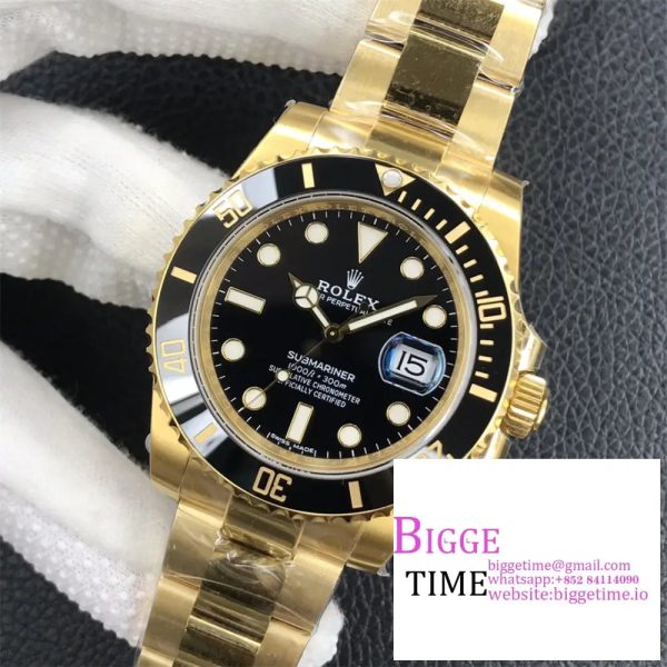 Submariner 41mm 126618 LN Full Gold 904L Steel VSF 1:1 Best Edition VS3235 - Image 3