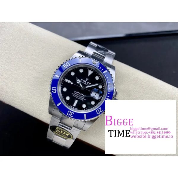 Submariner 41mm 126619LB Blue Ceramic 904L Steel Clean Factory Best Edition S3235 - Image 7