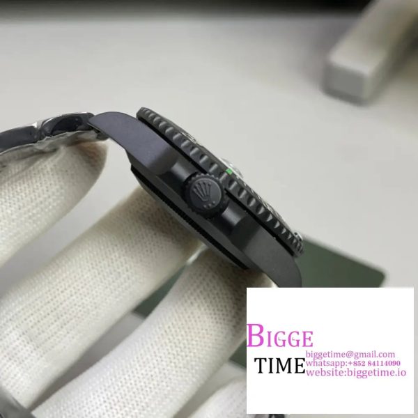 Submariner DIW DLC VSF 1:1 Best Edition Green Graduated Dial on SS Bracelet VS3135 - Image 8