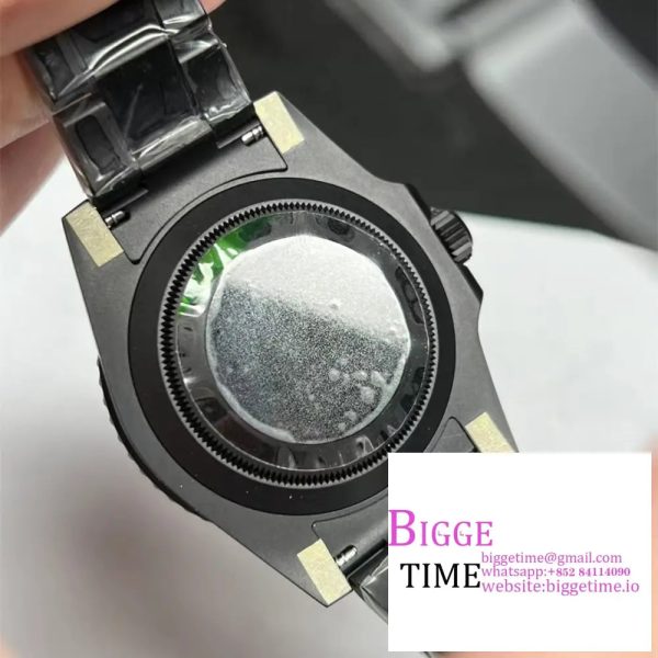 Submariner DIW DLC VSF 1:1 Best Edition Yellow Graduated Dial on SS Bracelet VS3135 - Image 6