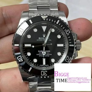 Submariner No Date 40mm 114060 904L Ceramic Black Dial SS Bracelet Clean Factory CF VR3130