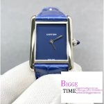 Tank Must 25mm Blue Dial Blue Leather Strap F1F Swiss Quartz