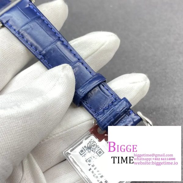 Tank Must 25mm Blue Dial Blue Leather Strap F1F Swiss Quartz - Image 6