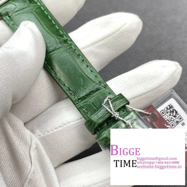 Tank Must 25mm Green Dial Green Leather Strap F1F Swiss Quartz - Image 7