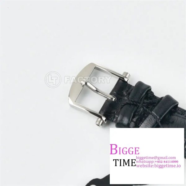 Tradition 40mm Grey Dial Black Leather Strap LTF Manual - Image 9