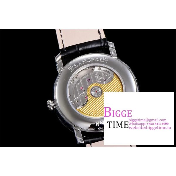 Villeret 6654 40mm Grey Dial Black Leather Strap OMF A6654 V3 - Image 9