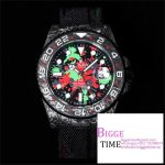 VSF VR3186 DIW GMT-Master II   Carbon Bezel Motley Dial  Black Nylon Strap