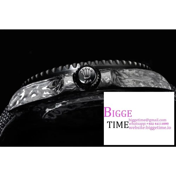 VSF VR3186 DIW GMT-Master II   Carbon Red Bezel Black Dial  Black Nylon Strap - Image 8