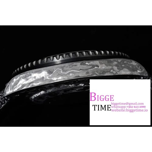 VSF VR3186 DIW GMT-Master II   Carbon White Bezel Black Dial  Black Nylon Strap - Image 8