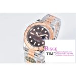 Yacht-Master 126621 SS/RG Clean Factory 904L Steel Brown Dial on SS/RG Bracelet VR3235