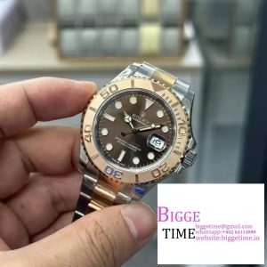 Yacht-Master 126621 SS/RG VSF 1:1 Best Edition Brown Dial On SS/RG Bracelet VS3235
