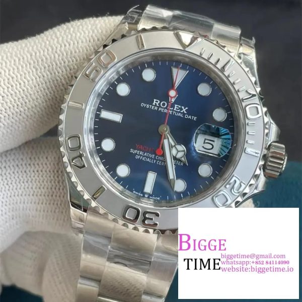Yacht-Master 126622 904L Steel VSF 1:1 Best Edition Blue Dial on SS Bracelet VS3235 - Image 3
