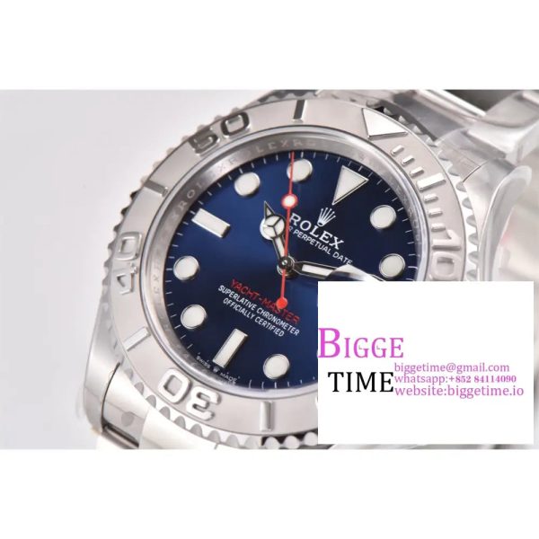 Yacht-Master 126622 Clean Factory 1:1 Best Edition 904L Steel Blue Dial on SS Bracelet VR3235 - Image 5