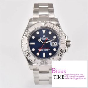 Yacht-Master 126622 Clean Factory 1:1 Best Edition 904L Steel Blue Dial on SS Bracelet VR3235