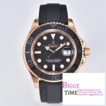 Yacht-Master 126655 Clean Factory 1:1 Best Edition Black Ceramic Bezel on Oysterflex Strap VR3235