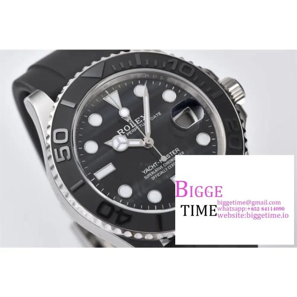 Yacht-Master 42mm 226659 Clean 1:1 Best Edition Falcon’s Eye Dial on Black Rubber Strap VR3235 - Image 3