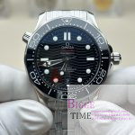 Seamaster Diver 300M Black Ceramic Bezel V4 VSF 1:1 Best Edition Black Dial On SS Bracelet Super Clone Asian 8800