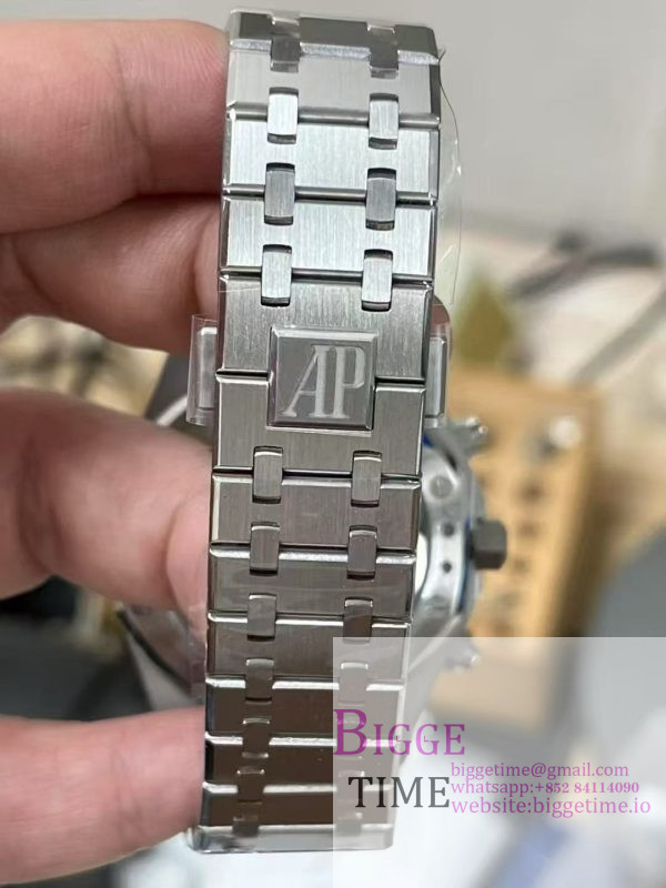 Royal Oak Chrono 26240 SS APSF 1:1 Best Edition Purple Dial on SS Bracelet SA4401 Super Clone - Image 7