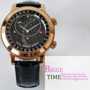 Grand Complications 6102 RG PPF 1:1 Best Edition black Dial on  black Leather Strap SA240 Super Clone