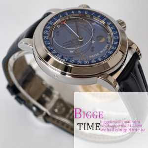 Grand Complications 6102 SS PPF 1:1 Best Edition Blue Dial on Blue Leather Strap SA240 Super Clone