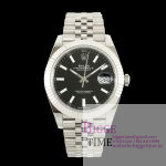 DateJust 41 126334 ERF 1:1 Best Edition Black Stick Dial on Jubilee Bracelet JH3235 (Free Sprung)