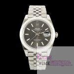 DateJust 41 126334 ERF 1:1 Best Edition Gray Stick Dial on Jubilee Bracelet JH3235 (Free Sprung)