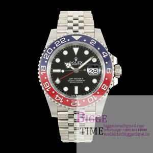 GMT-Master II 126710 BLRO 904L Steel ERF 1:1 Best Edition on Jubilee Bracelet JH3285 (Free Sprung)