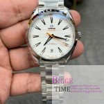 Aqua Terra 150M Master Chronometers VSF 1:1 Best Edition White Dial Orange Hand on SS Bracelet A8900 Super Clone